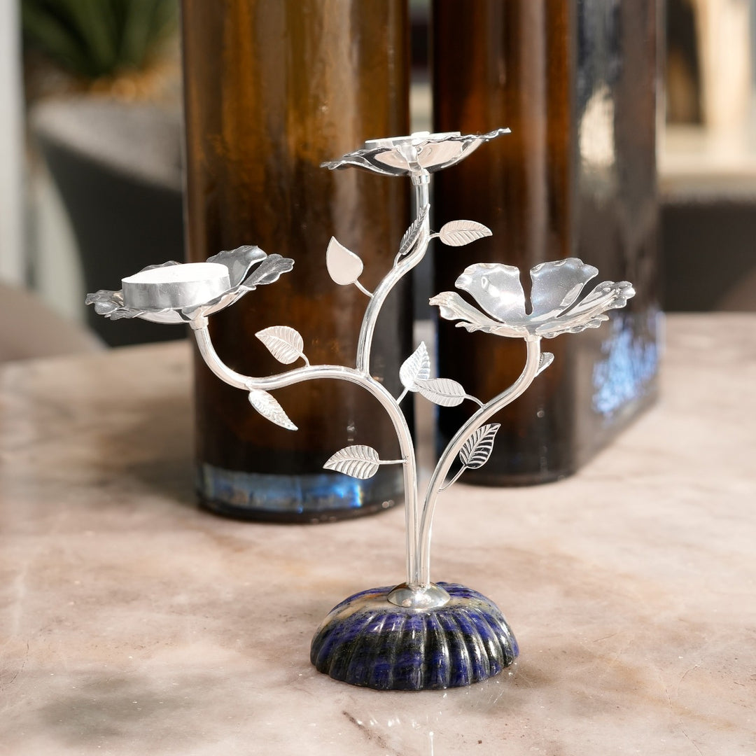 3 Flower Tea Lite Stems