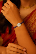 Load image into Gallery viewer, Lucky Elephant Mother of Pearl Rakhi lumba