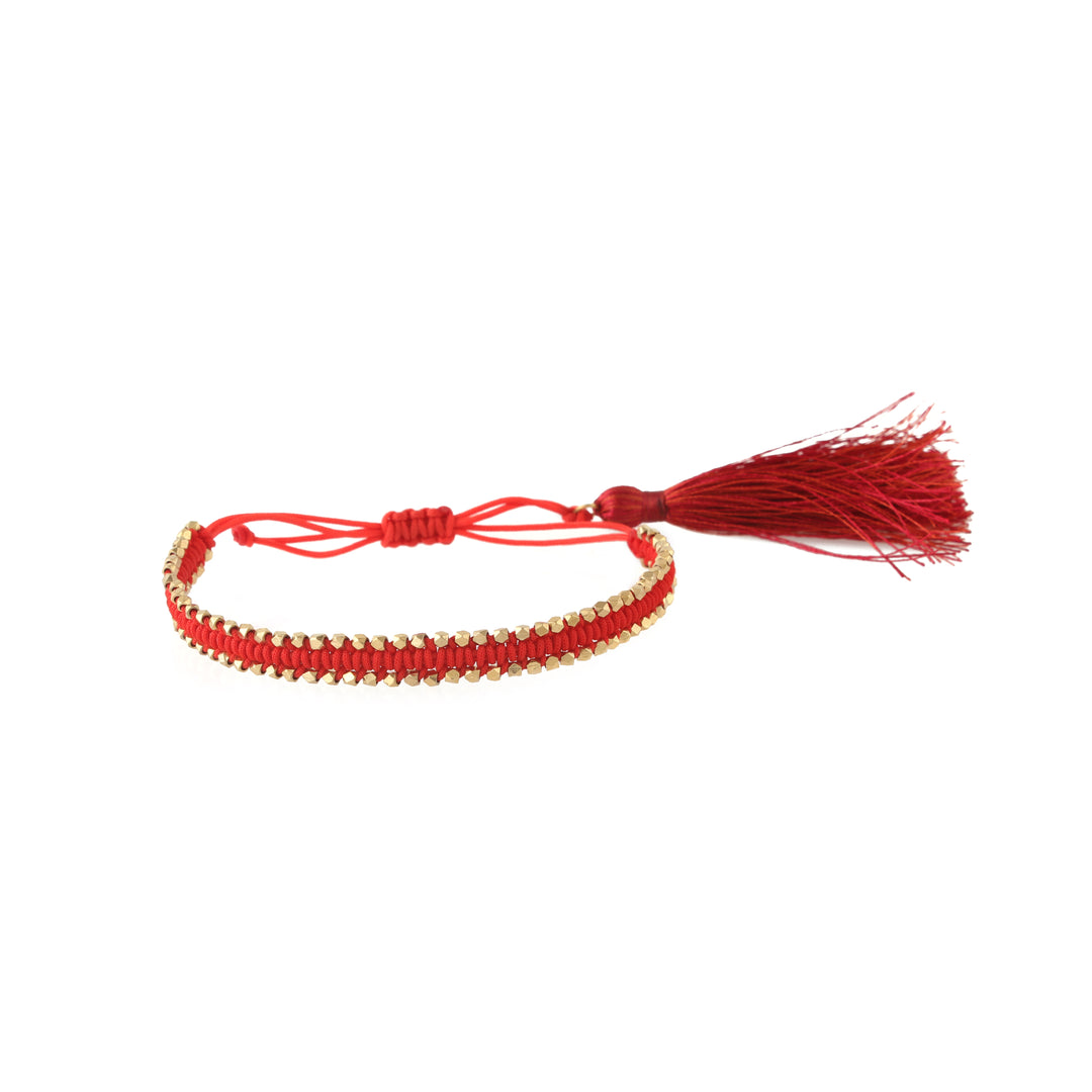 Gold-Plated Thread Rakhi Lumba
