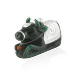 Load image into Gallery viewer, Gemstone nandi cow with silver