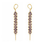 Load image into Gallery viewer, Amethyst Wave Earrings