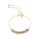 Load image into Gallery viewer, Iolite Gemstone weave Rakhi