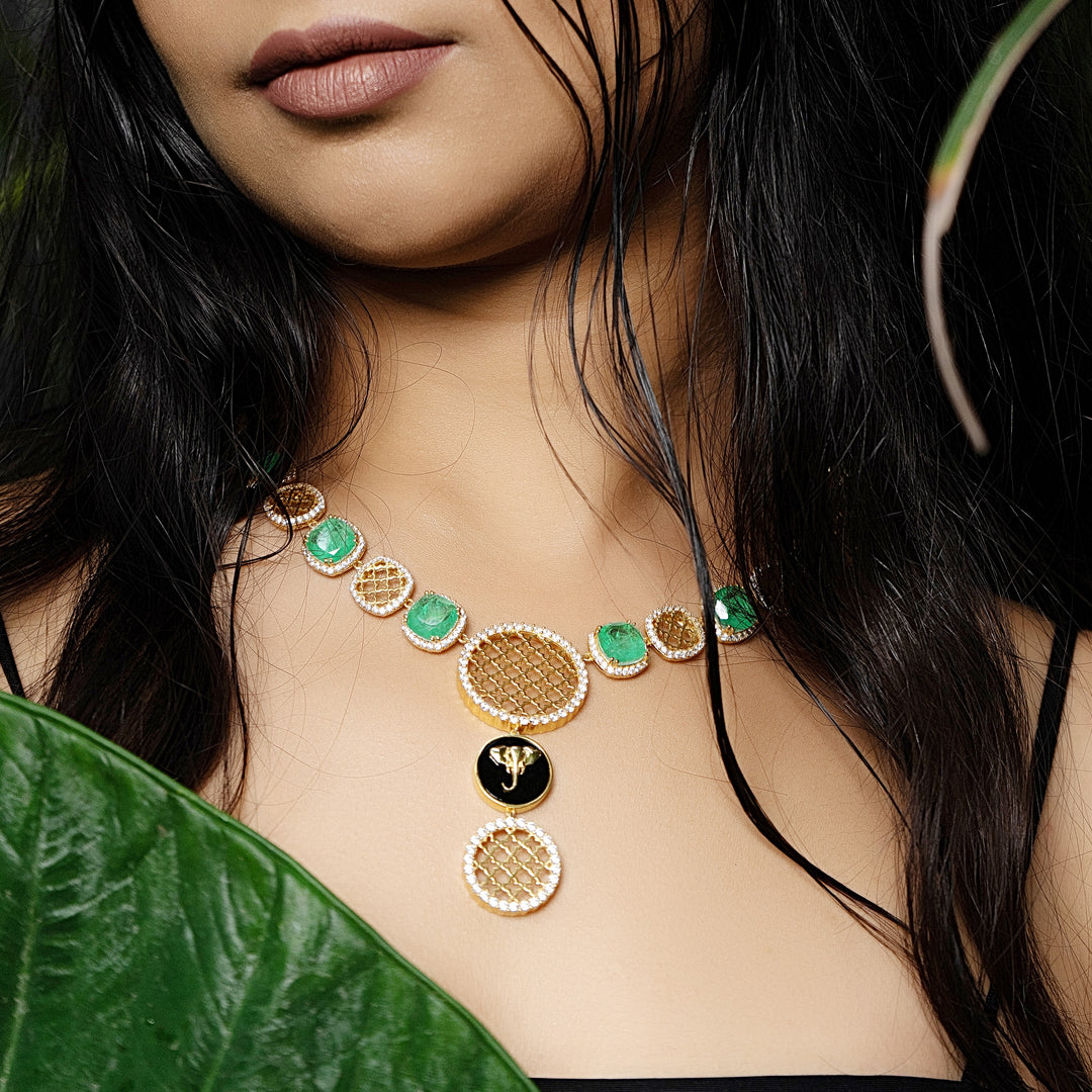 Jungle Green Necklaces