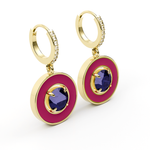 Load image into Gallery viewer, Rasberry earrings