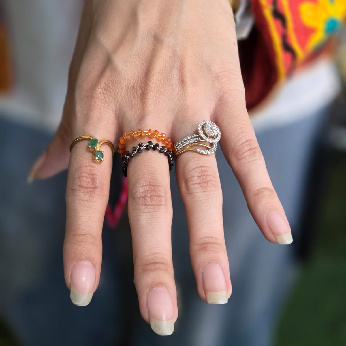 Courage- Tiger Eye free size Ring – swatindesigns