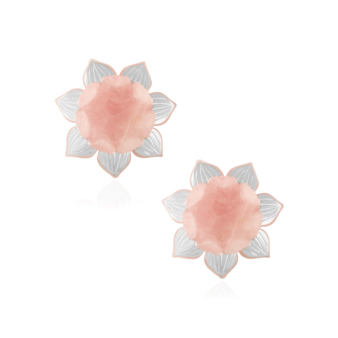 Rose Quartz Lotus Tea lite ❤️