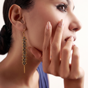 Pyrite Wave Earrings