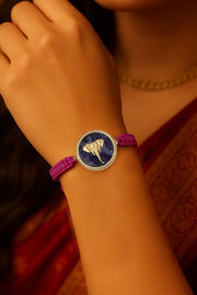 Sodalite Elephant Rakhi Lumba