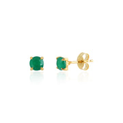 Classic Round Stud Earrings