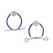 Elegant Mother of pearl Elephant Rakhi for a couple