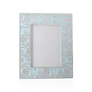 Elegant Silver Flower Photo Frame Hamper