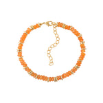 Load image into Gallery viewer, Vibrant Carnelian Gemstone Rakhi
