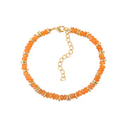 Vibrant Carnelian Gemstone Rakhi