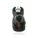 Load image into Gallery viewer, Gemstone nandi cow with silver
