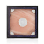 Load image into Gallery viewer, Rose Quartz Silver Chowki
