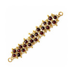 Load image into Gallery viewer, Garnet Wave Earrings
