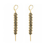 Load image into Gallery viewer, Pyrite Wave Earrings