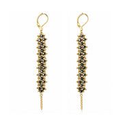 Pyrite Wave Earrings