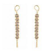 Iolite Wave Earrings