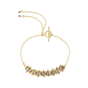Iolite Gemstone weave Rakhi
