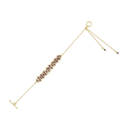 Amethyst Gemstone Weave Rakhi (Unisex)