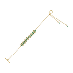 Load image into Gallery viewer, Green Strawberry Gemstone weave Rakhi