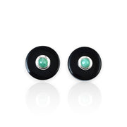 Crysler Emerald Black Onyx Cufflink