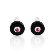 Crysler Ruby Black Onyx Cufflink