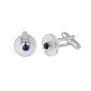 Crysler Blue Sapphire Pearl Cufflink