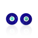 Load image into Gallery viewer, Crysler Emerald Malachite Cufflink
