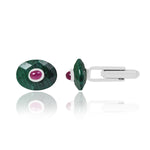Load image into Gallery viewer, William Ruby Cufflink
