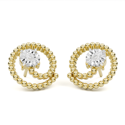 Open Circle Earrings