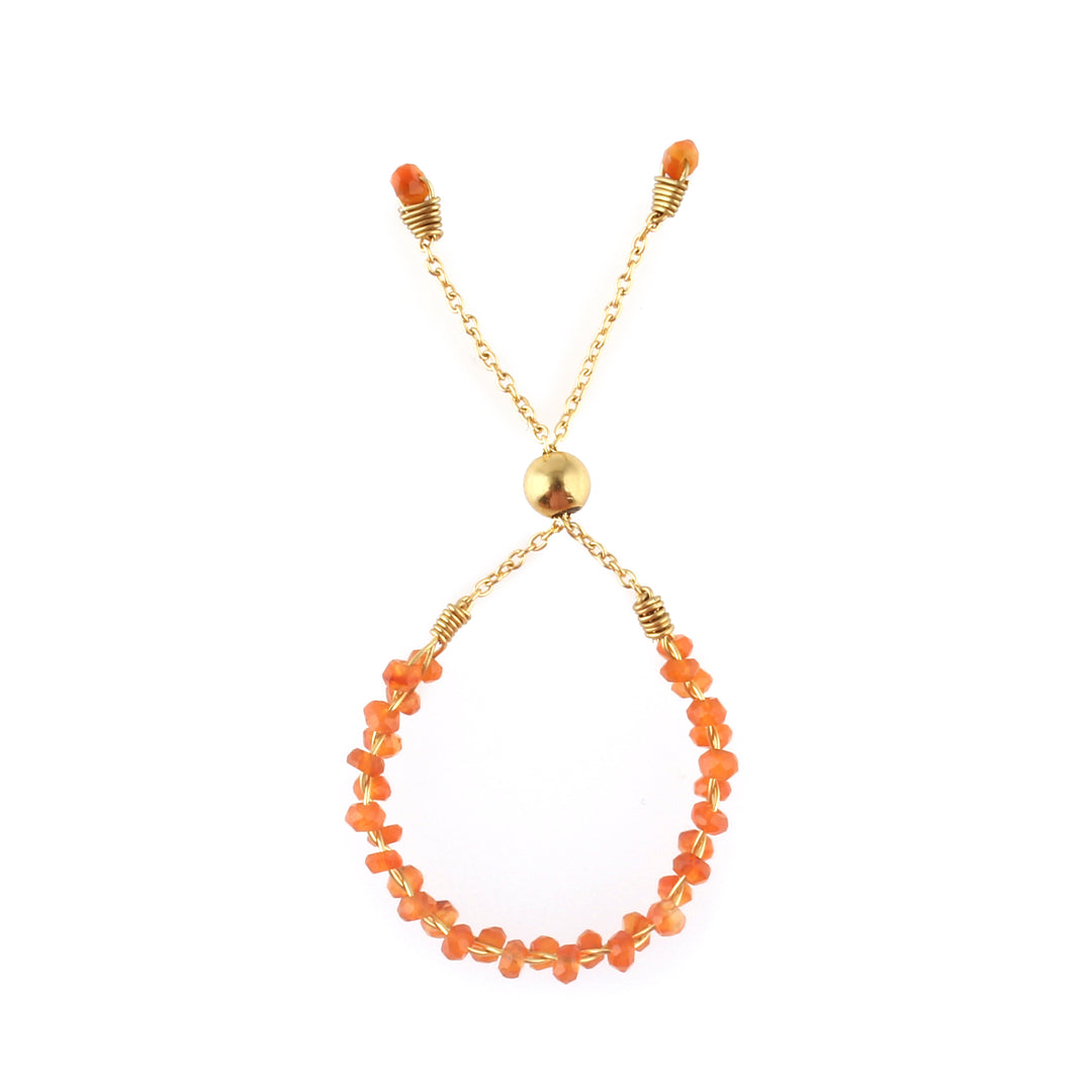 Passion- Carnelian free size Ring