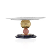 Diamond mini pedestal platter