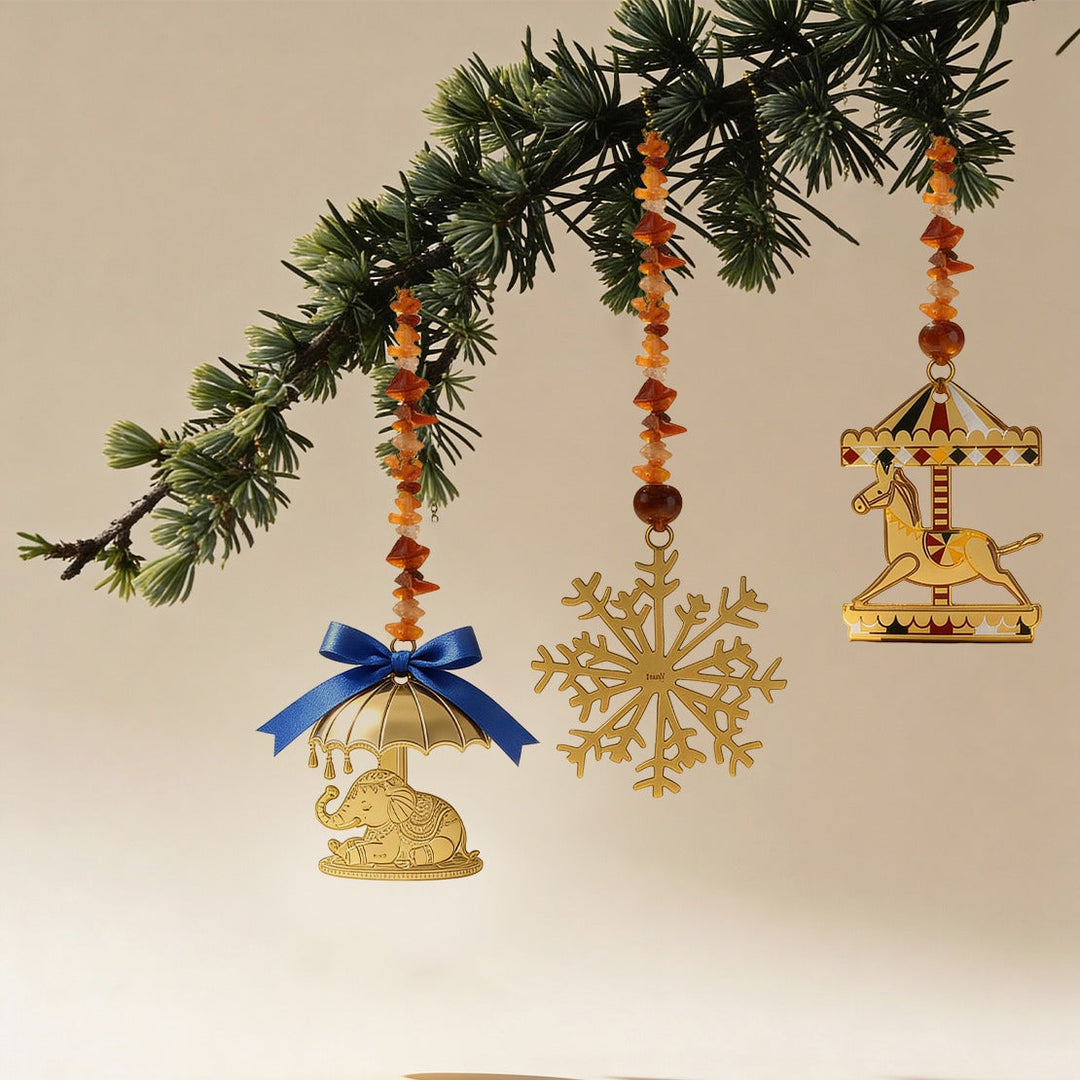 Snowflake silver plated Ornament